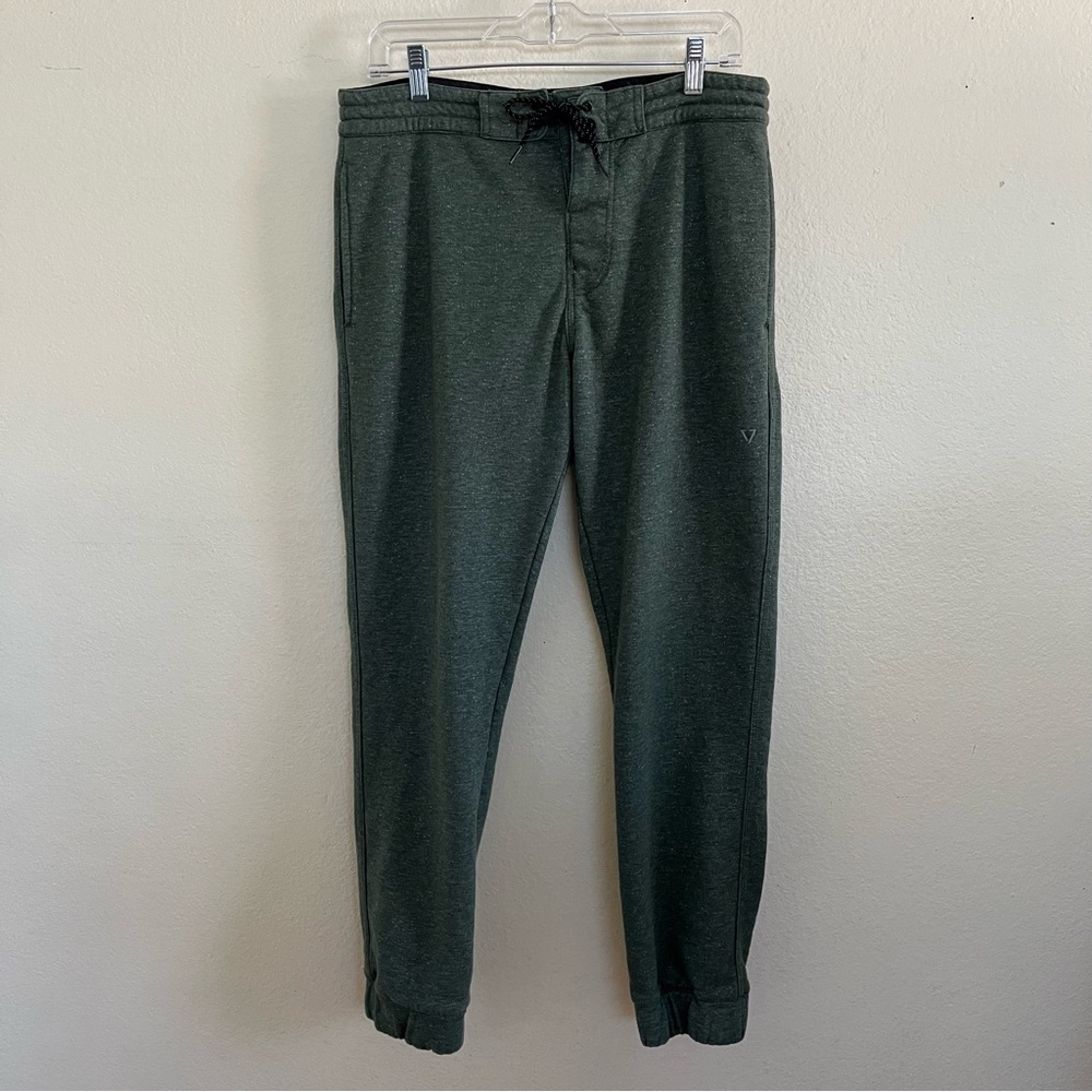 VISSLA Sofa Surfer Drawstring Jogger Sweatpants Green Size Medium
